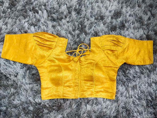 Yellow Designer blouse