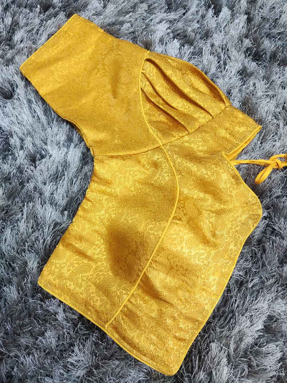 Yellow Designer blouse