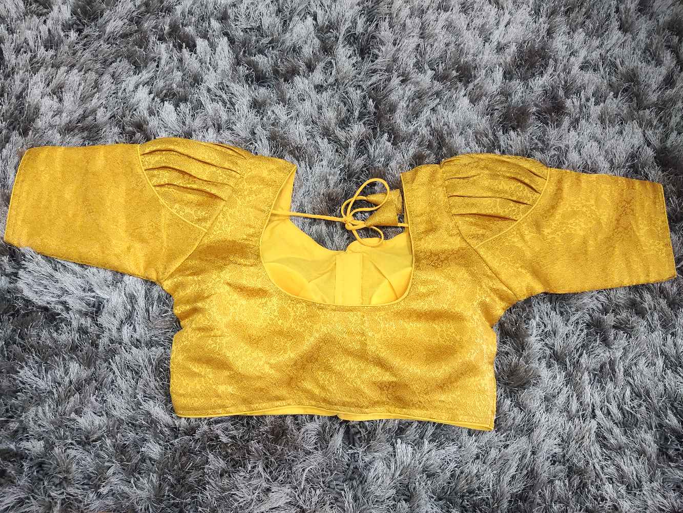 Yellow Designer blouse