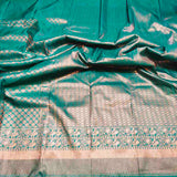 Sea Green Kanchipuram Semi Silk