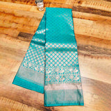 Sea Green Kanchipuram Semi Silk